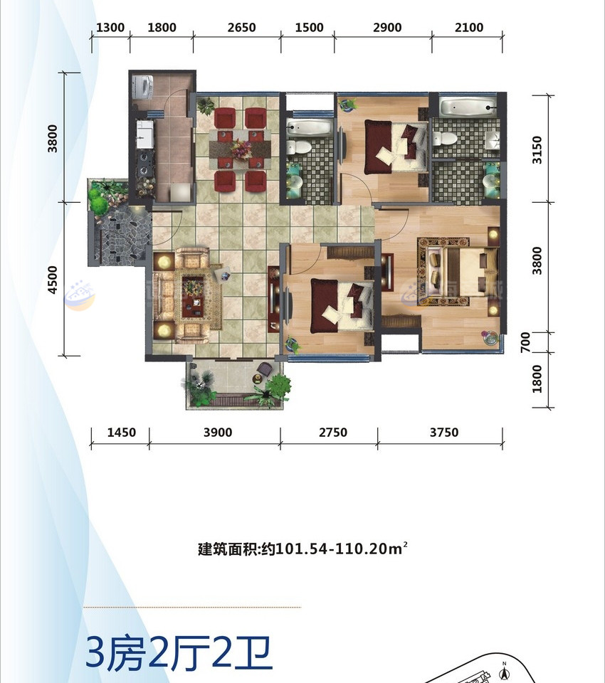 海南三亚航天云海台户型图-海口诚房网