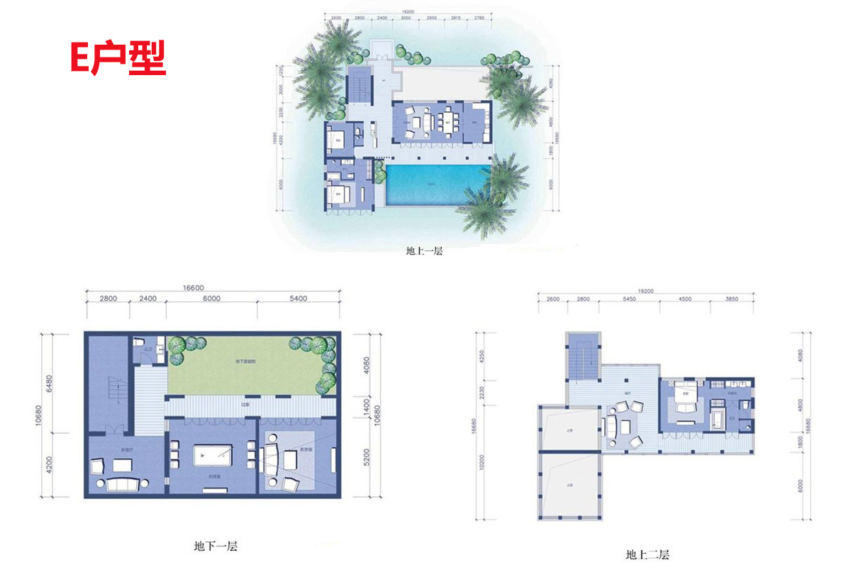 亚龙湾公主郡户型图_房型图_户型 海南诚房网